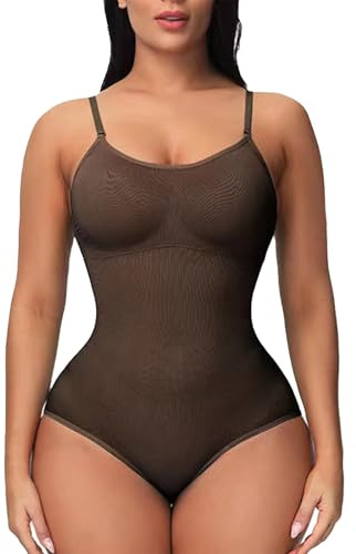Dam Shapewear Bodystocking Tummy Control Butt Lift För Ensamstående Mamma Dejt Romantisk Kväll Ventilerad
