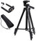 JUSTOP Lightweight Tripod Stand With Phone Holder, Aluminum, For Phone, Digital Camera, SLR, DSLR, Camcorder, Action Camera Etc