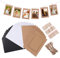 VORCOOL 30pcs Marco de Foto de Papel Decoración de Pared con Cuerda y Clip Bordes de Decoración Marco de Papel para 4x6in Fotos