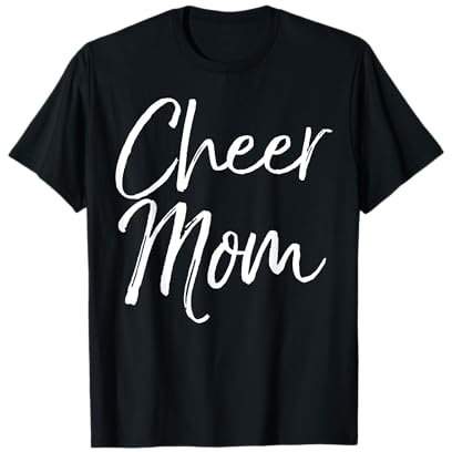 Cute Matching Family Cheerleader Mother Gift Cheer Mom T-Shirt