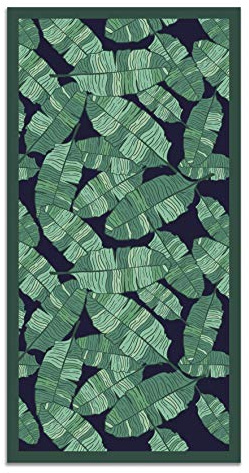 Panorama Tapis Vinyle - Modèle Feuille de Bananier 100x140 cm - Différentes Tailles - Deco Maison, Cuisine, Chambre et Exterieur