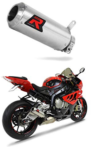 DOMINATOR Terminale di Scarico Marmitta Silenziatore GP compatibile con S1000RR 2012-2014