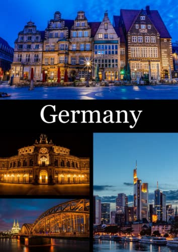 Germany: Notizbuch Deutschland - dein als Mitbringsel aus Deutschland, A4, kariert