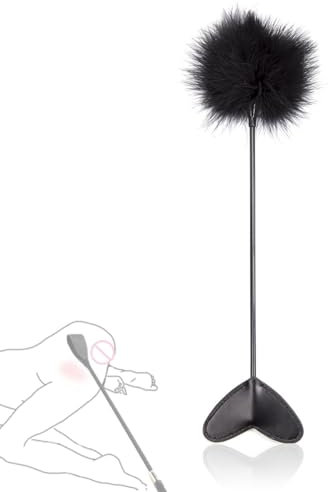 Frullino per uova in pelle di piuma, frullino multifunzionale, solleticatore di piume per giochi di ruolo