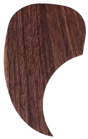Gitarren-Schlagbrett, Akustikgitarren-Schlagbrett, PVC-Holzmaserungsmuster, Langlebige 3D-Schlagbrett-Kratzplatte (Wassertropfenform)