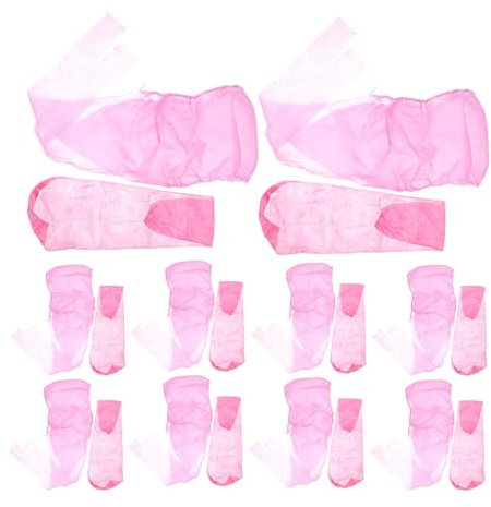 Parliky 20set Disposable Non-woven Fabric Bras and Sauna Underwear for Spa and Fitness Soft and Odorless Knickers for Tanning and Beauty Treatments Pink