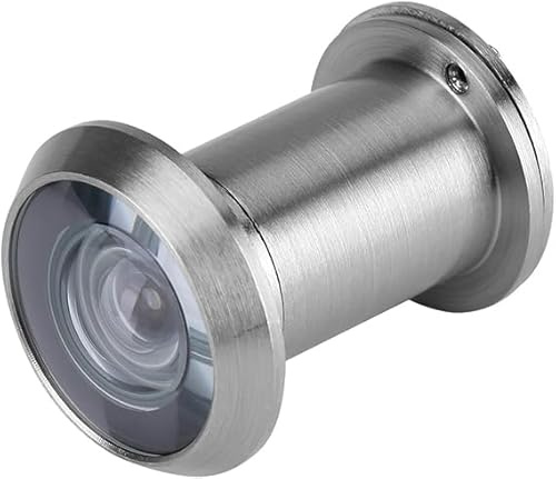 Euroart 28mm Door Viewer 220° Door Viewer Peephole Wide Viewing Angle with Heavy Duty Privacy Cover