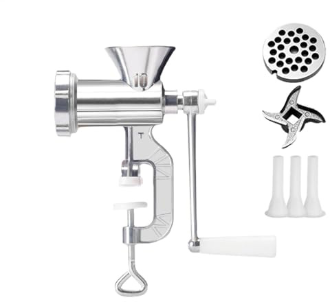 Tritacarne resistente, versatile, utensile da cucina multifunzionale, tritacarne manuale e tritacarne a mano, resistente, per la lavorazione della carne, design staccabile