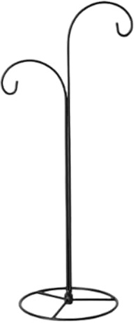 Fenteer Wind Chime Stand Pendant Display Stand Metal Multifunction Decorative Rack Hanger for Hanging Pendant Flower Pots Indoor Home