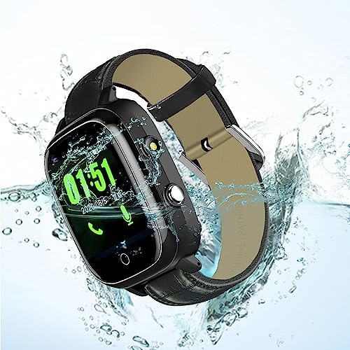 Reloj inteligente para personas mayores con detección de caídas, seguimiento GPS, botón de emergencia SOS, videollamada HD y diseño impermeable para seguridad y conectividad