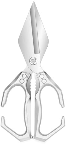 Ciseaux de cuisine multifonctions et robustes, nouveaux ciseaux de cuisine ergonomiques 2 en 1, ciseaux de cuisine japonais, pour couper le poulet, la viande, les fruits de mer et les os.
