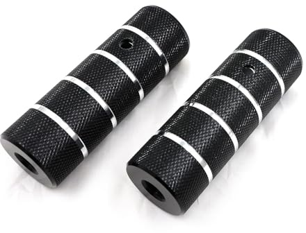 Anhoer 2 Stück Fahrrad Pegs Fahrradstifte Aluminium für BMX Mountainbike | Bike Pegs Fußrasten Fahrrad Pedal BMX Pegs rutschfest Achse Fußrasten Stuntpedal
