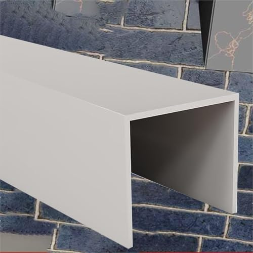 cache-conduits en forme Cache-tuyau Décoratif D'extérieur À Peindre, Cache-tuyau Décoratif D'intérieur Étanche, Mural Étanche Pour Salle De Bain(L W 40 x 5cm/15.7 x 2.0in)