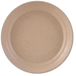 FZL02068LM Soucoupe Plateaux d'égouttage en Fibre végétale, Soucoupe Ronde for Pot de Fleurs, for Salon, Balcon, terrasse Coupelle Pot de Fleur(Khaki,Grand)