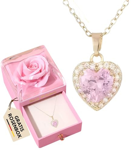 CustEmo® Ewige Rose Damen Geschenke für Freundin, Konservierte Blume Infinity Echte Rosenbox Geburtstagsgeschenk für Frauen Weihnachten Valentinstag Jahrestag Muttertagsgeschenk für Mama