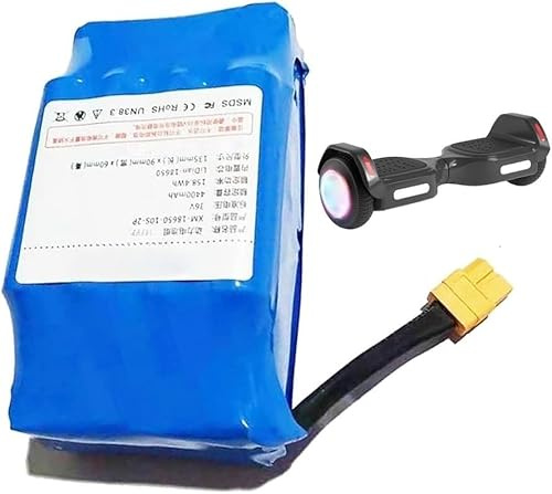 Batería Repuesto Auto Equilibrio 4400mAh batería Hoverboard 36V 4,4Ah Recargable de Iones Litio 36 voltios para Motor Scooter Doble tracción 158,4W