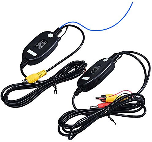 2.4 GHz sans Fil Vidéo Vue arrière de la Voiture Caméra RCA Transmetteur Récepteur Kit pour Caméra de recul Moniteur Caméra Récepteur Cam DVD GPS Module de Lecteur de Voiture Radio Adapte Déclencheur