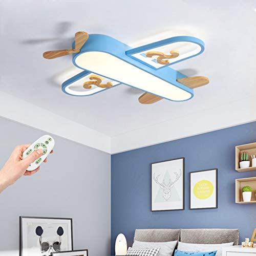 Kinderzimmer Deckenleuchte LED Flugzeug Deckenlampe Kinderlampe Modern Dimmbar Fernbedienung Kronleuchter Beleuchtung Jungen Und Mädchen Schlafzimmer Wohnzimmer Arbeitszimmer Esszimmer Pendelleuchte