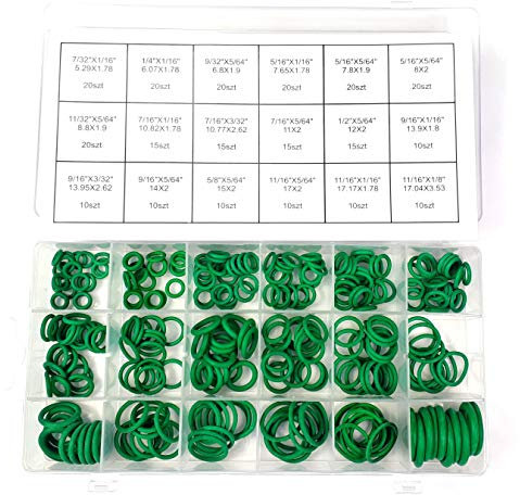 Gummidichtung O-Ring Sortiment 3-22 mm Klimaanlagen-Dichtungsringe 270-teilig