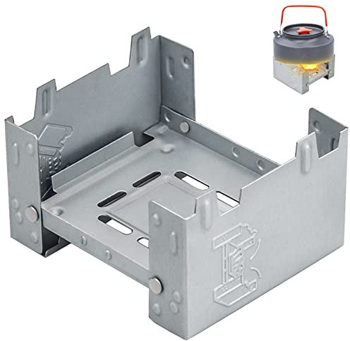Réchaud à Alcool, Réchaud de camping，Récipients Pliants à Poche pour Réchaud pour Camping ，Réchaud à combustible solide à alcool