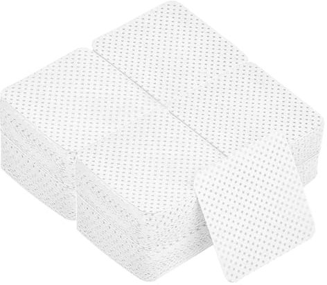 nailpretty 320 Piezas Almohadillas para Limpiar Uñas, Almohadillas de Algodón de Limpieza de Uña, Sin Pelusas Toallitas para Uñas Blancas