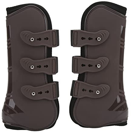 Cyrank 2 Stück Schützende Pferdesehnengamaschen, Pferdegamaschen Für Die Vorderfüße des Pferdes, Stützgamaschen Für Die Vorderbeine des Pferdes, Perfekt Für Ausdauertraining Und Leistung(L)