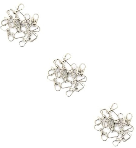 30 Stück 360 bastelutensilien handarbeiten keychain dekoartikel key chain homemade schlüsselhalsband ornament schlüsselarmband dekorationen Metall Schlüsselanhänger anschließen 3g
