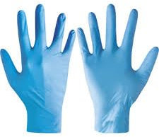 AllStyle By Patel Halo Nitrile Disposable Gloves, 2.8mil Thickness, Powder-Free, Size XS, Pack of 100, Blue (1, XS)