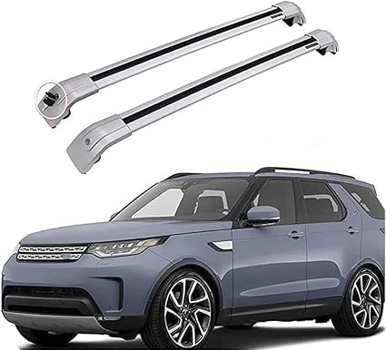 TMXM 2 PCS Roof rack cross Bar,For Land Rover Discovery 5 2017-2021 Rooftop Luggage Carrier Crossbar Cargo Transportrack Holder Auto Accessories,B-Silver