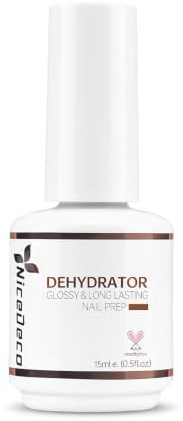 Nicedeco Nail Prep - Deshidratador de uñas de gel, no lámpara de aire rápido seco – Haz que la manicura sea más duradera, 15 ml