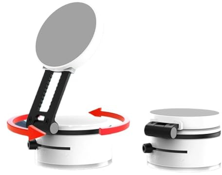 Atthatmmt Vacuum Magnetic Car Adsorption Bracket Lazy Multifunctional Folding for iphone Android Cell Smartphone Phone