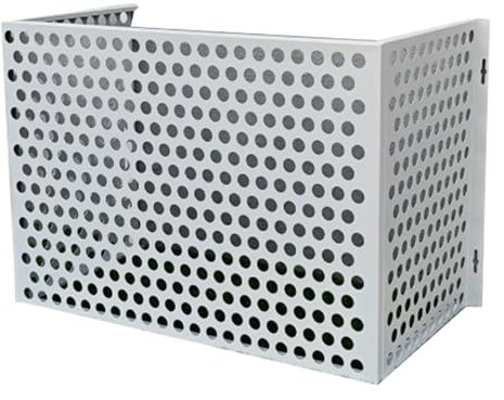 Klimaanlagen Abdeckung aus Aluminium Wetterfeste Fensterläden für Außen Ideal für Innen und Außenbereiche(3 Sides,99 * 70 * 50cm)