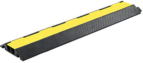 Generico Dossi Passacavi 4 pz 2 Canali in Gomma 101,5 cm,Segnaletica Stradale e del Traffico