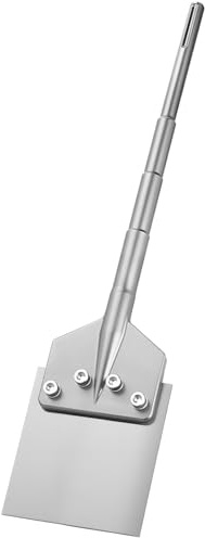 VEVOR Grattoir de Sol SDS Max, Burin Plat 630x150 mm, Accessoire Compatible avec Marteau Perforateur, Burin à Spatule en Acier Allié 40Cr Trempé, pour Enlever Carrelage, Mortier et Revêtements de Sol