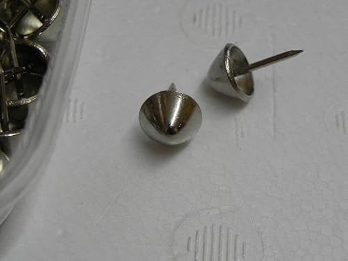 Generisch 100 Pilzköpfe 10 mm vernickelt Abstandsstifte f. Rähmchen, Imker,Imkerei