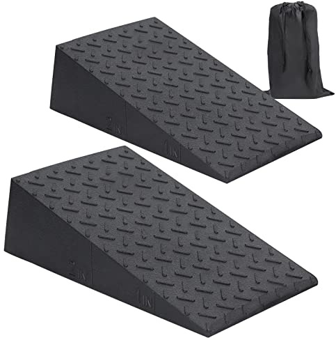 Squat Wedge - Slant Board für Kniebeugen Rutschfeste Kniebeugen Wedge Blocks Verbessern Squat und Kraftleistung Wadenstretcher für Physiotherapie Fußstrecker