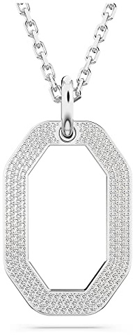 Swarovski Dextera Anhänger, Vergoldete Damenhalskette mit Strahlenden Swarovski Kristallen