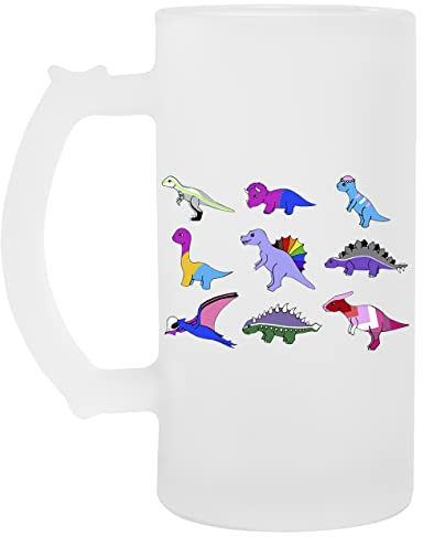 Dinosaures De Fierté Tasse De Chope De Bière En Verre Glass Beer Mug Cup