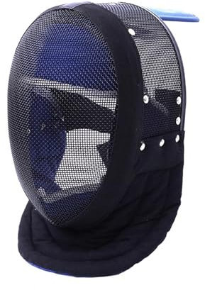 HXYhydrypd 350N Fechttrainer-Maske, Tragbarer Fechthelm, Gesichtsschutz fürs Fechten, Fechtausrüstung für Fechttrainer(XL)