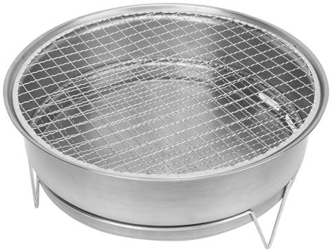 Poêle à Charbon de Bois, Gril à Charbon de Bois Portable, Barbecue Rond D'extérieur pour Cuisine en Plein Air, Jardin, Camping, Pique-Nique, Plage