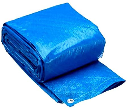 GAROZATION Couverture De Piscine PE Imperméable Et Antidérapante Tapis De Sol pour Piscine Gonflable Bleu