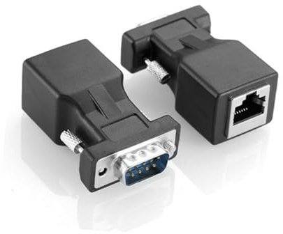 HOMSFOU 2piezas Adaptador Convertidor Cable Vga Amplificador Extensión Cable Conector Adicional Pc Compatible TV LCD