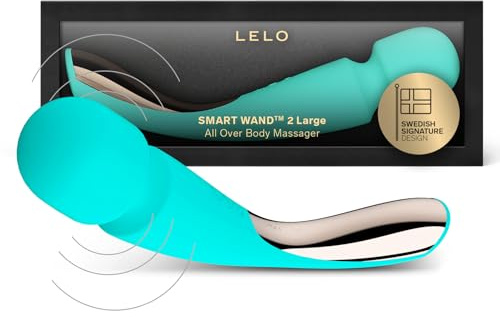 LELO SMART WAND 2 Large Manueller Ganzkörper-Massagestab für wasserdichte Entspannung und perfekt für Körper und Nacken (Aqua) | Handmassagegerät für den ganzen Körper, wasserdicht, perfekt für Körper und Nacken, Stabmassagegerät, Aqua