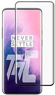 Genérico Protector de pantalla compatible con ONEPLUS 7 PRO / 7T PRO * Cristal templado borde negro