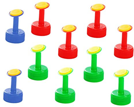Abaodam 10 Stück Kleiner Bewässerungssprinkler Für Flaschen PVC Wassersprinkler Mit Sanftem Sprühstrahl Geeignet Für Schulgarten Und Reisen