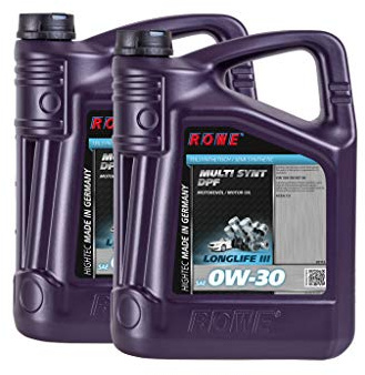 10 (2x5L) Liter ROWE HIGHTEC MULTI SYNT DPF SAE 0W-30 Motoröl für VW, Porsche