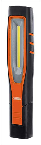 Draper 11766 10W COB LED lámpara de inspección recargable, naranja