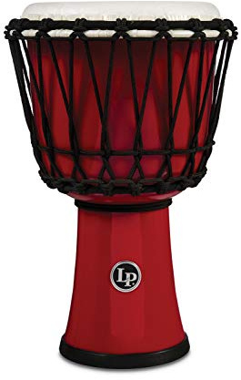 LP Latin Percussion Djembe World 7 Cuerda Afinada Circulo Rojo LP1607RD