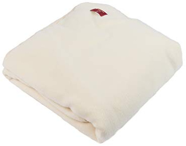 Ritter Decken Schurwoll-Unterbett 90 x 200 cm - Weiß | Wärmendes Unterbett aus 100% Schurwolle mit Spannumrandung, temperaturausgleichend & atmungsaktiv, Made in Germany