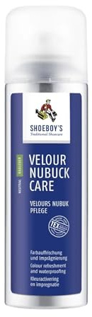 Shoeboy's Velour nubuck spray - Imprägnierspray für Wildleder und Nubuk - 200ml - (042) Dunkelbraun
